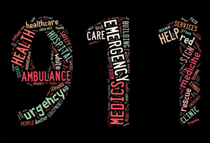 911 with word cloud